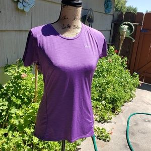 Purple under amour t shirt